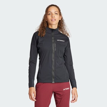 ADIDAS TERREX Sports jacket 'Xperior' in Black: front