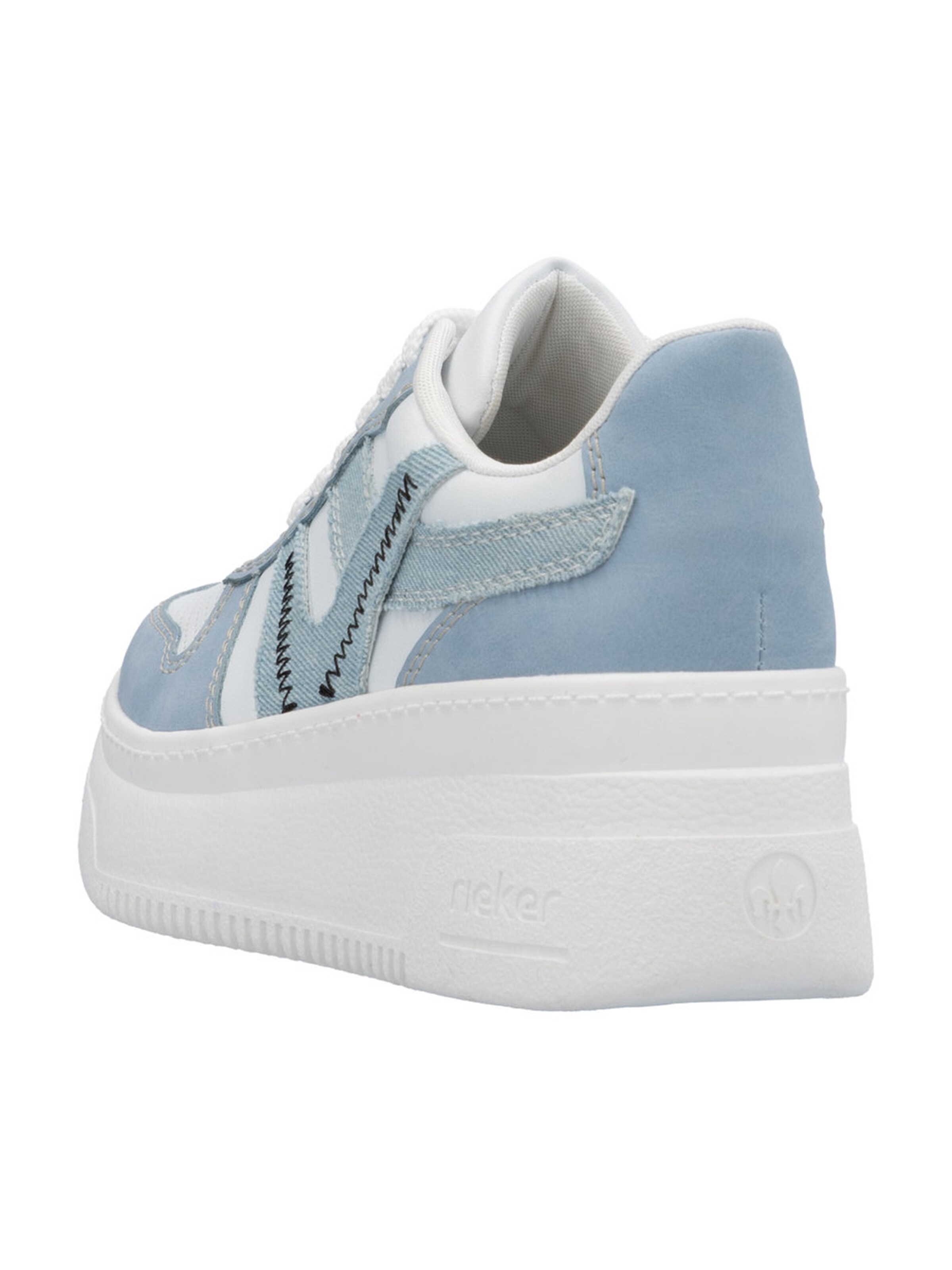 Rieker Ниски маратонки в синьо