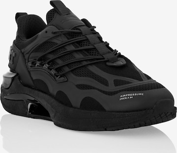 Plein Sport Sneaker 'Air Pressure //Gen.x.4' in Schwarz: Vorderseite