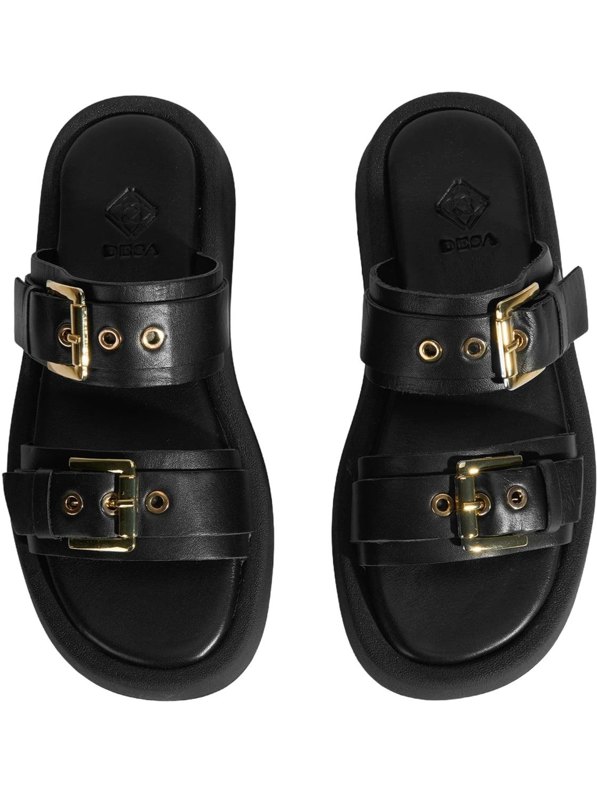 Desa - Zapatillas de casa 'Hausschuhe' en negro