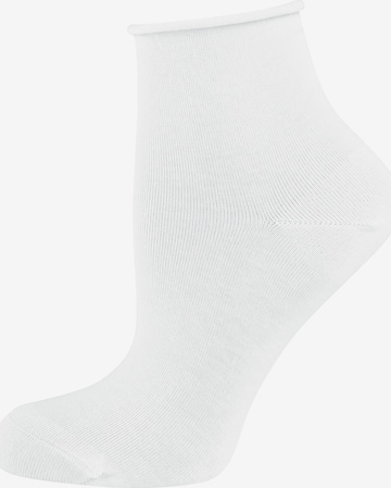 Nur Die Freizeitsocken 2er-Pack Bio Baumwolle in Weiß: predná strana