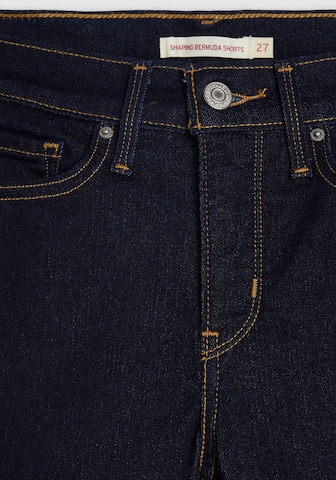 LEVI'S ® Slim fit Jeans 'SHAPING BERMUDA' in Blue