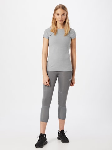 NIKE Skinny Workout Pants 'Pro' in Grey