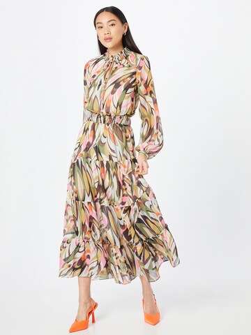 Karen Millen Shirt Dress 'Kaleidoscope' in Mixed colors: front