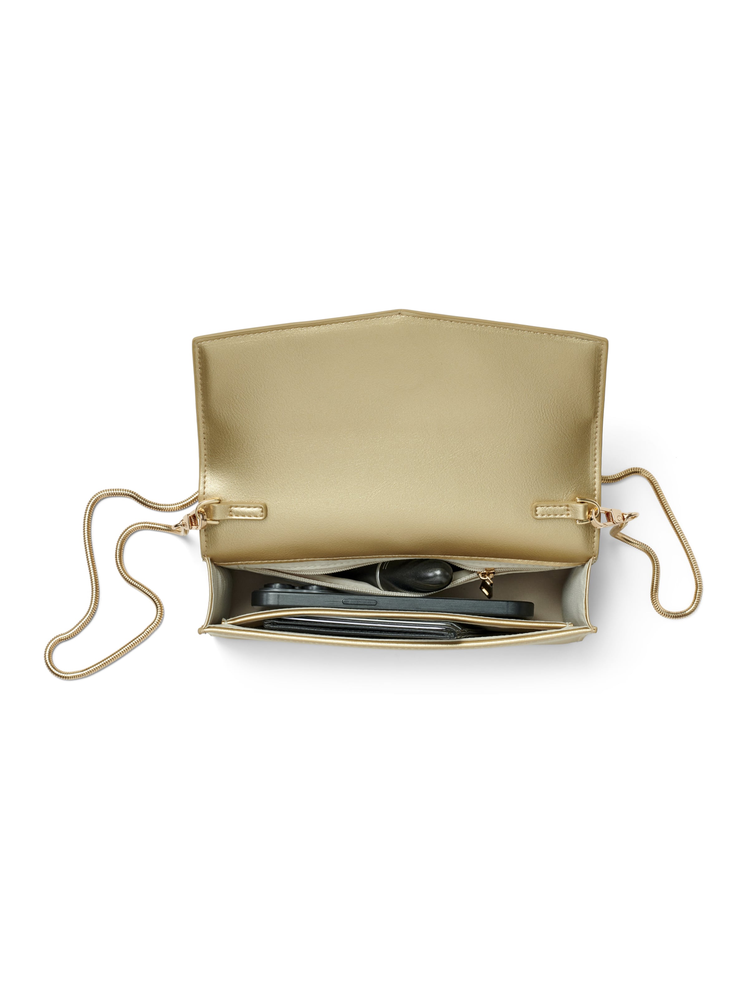 Expatrié - Bolso de noche 'Camille' en oro