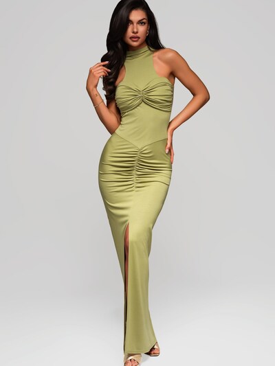Ombre Abendkleid in 34 in limette, Produktansicht