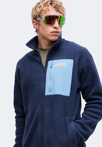 COLUMBIA Funktionele fleece-jas 'Jasper Ridge' in Blauw