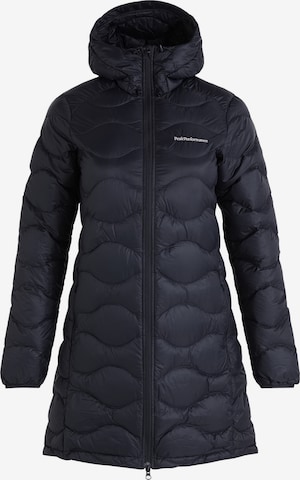 PEAK PERFORMANCE Winter Coat 'Helium' in Black: front