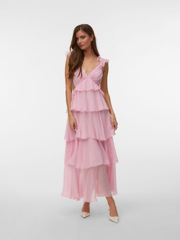 Robe 'VMSafina' VERO MODA en rose : devant