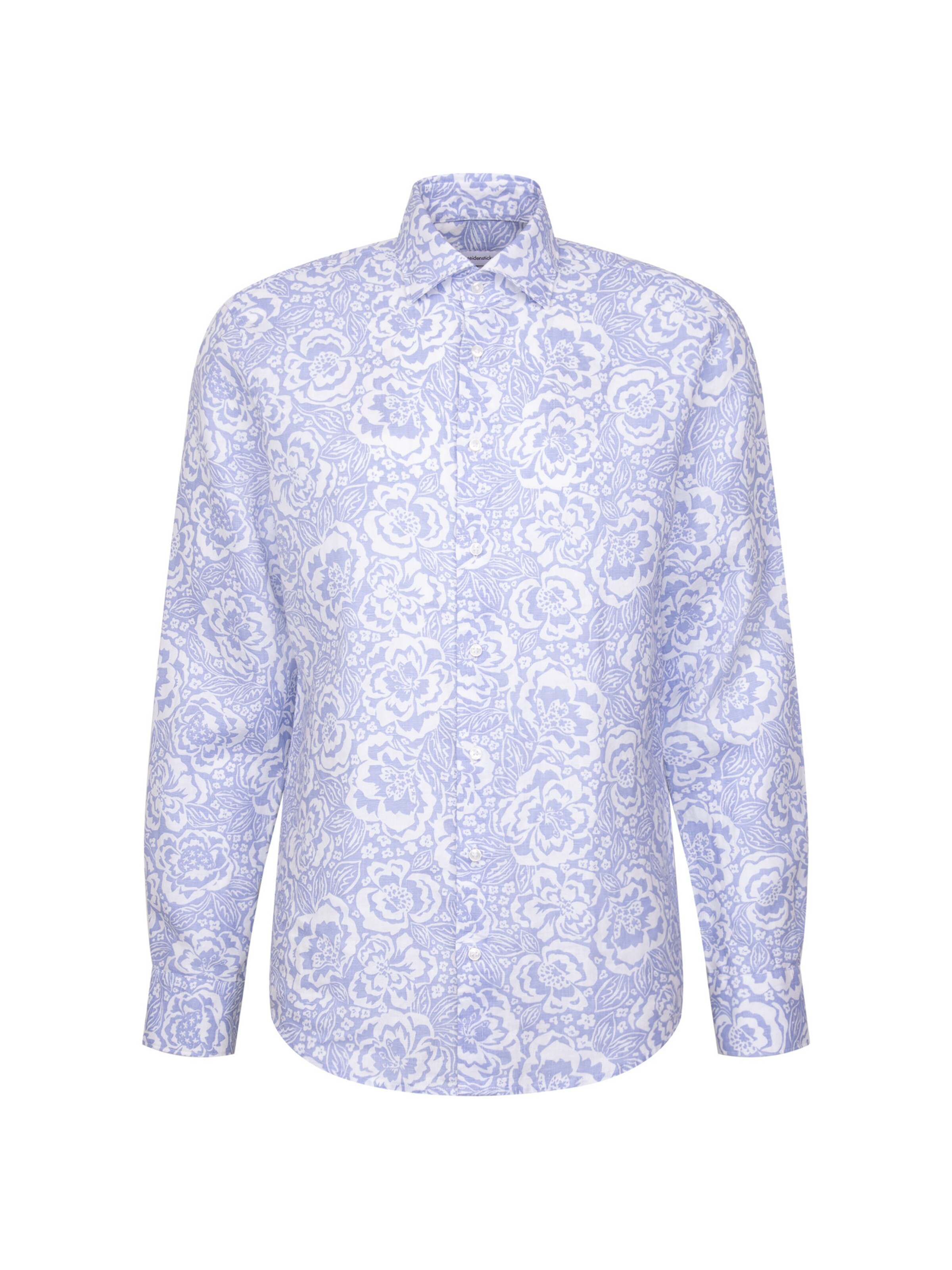 SEIDENSTICKER Comfort fit Overhemd in Blauw: voorkant