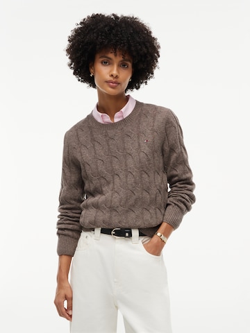 TOMMY HILFIGER Sweater in Brown: front