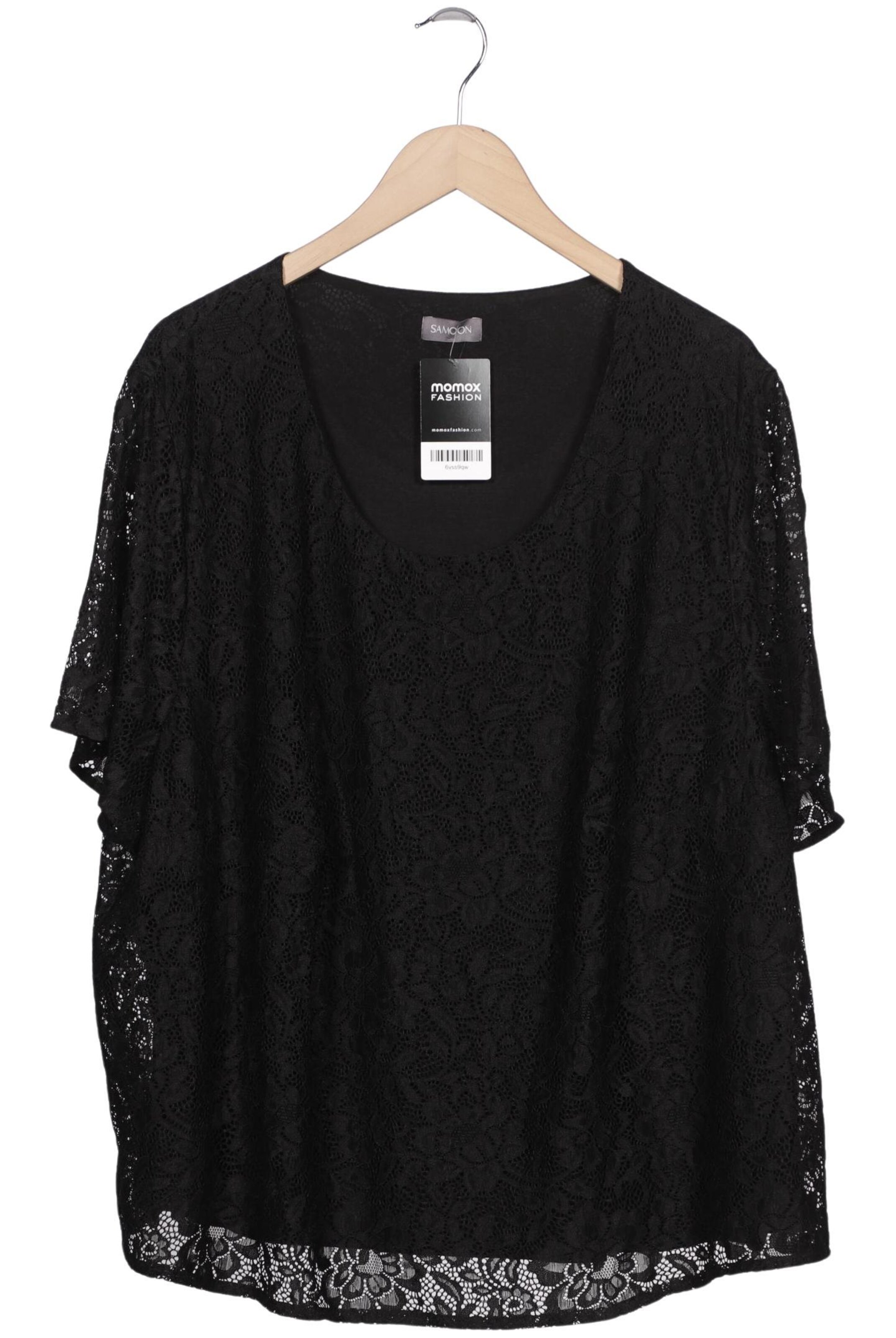 SAMOON Top & Shirt in 8XL in Black: front