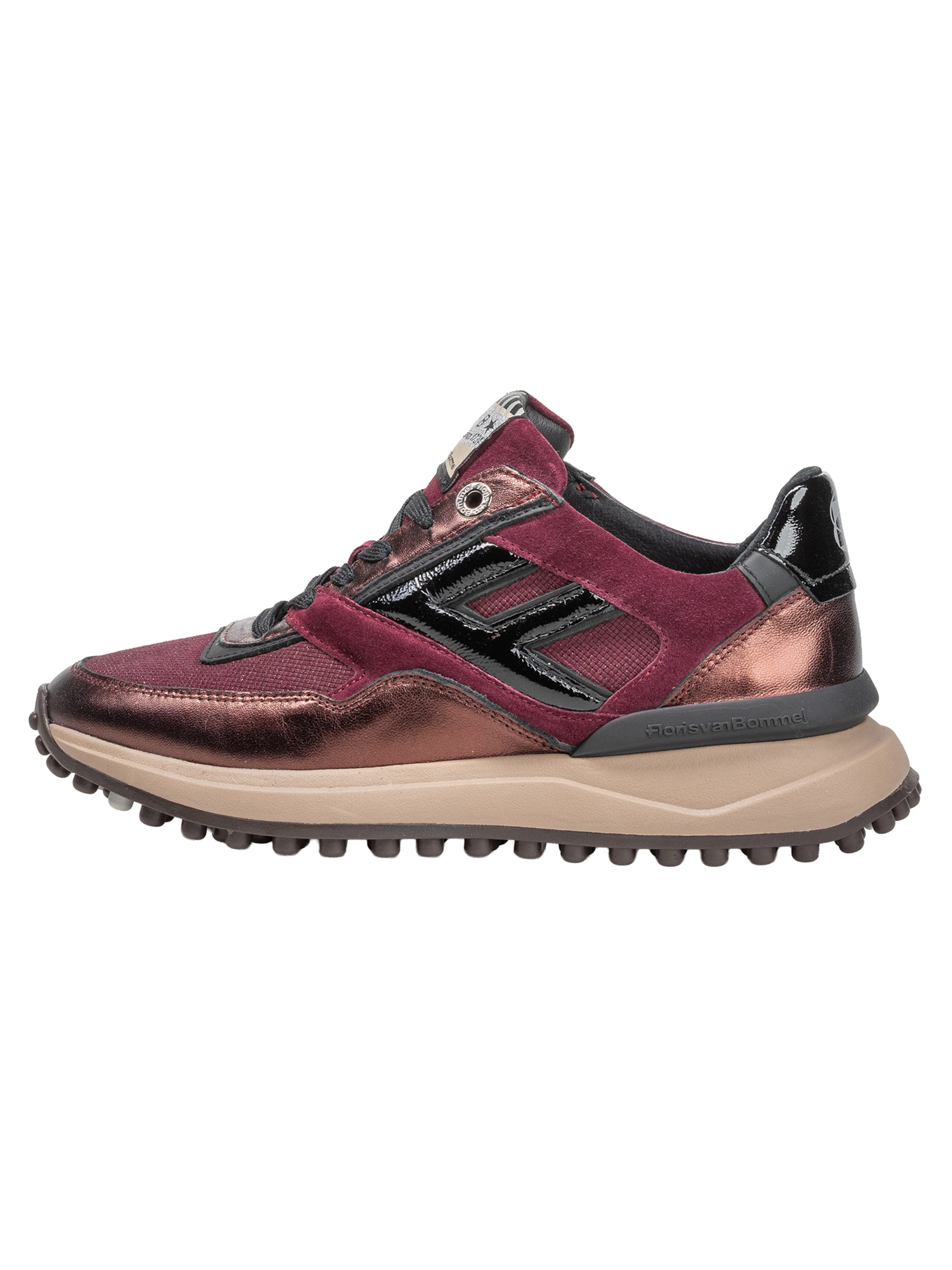 Floris van Bommel Sneakers 'Noppi 52' in Red: front