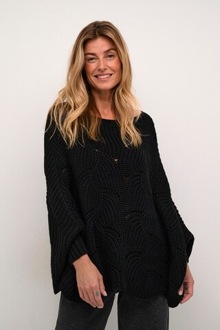 Cream Cape 'CR Mistletoe' in Zwart: voorkant