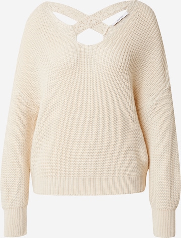 ABOUT YOU Sweater 'Sharon' in Beige: front