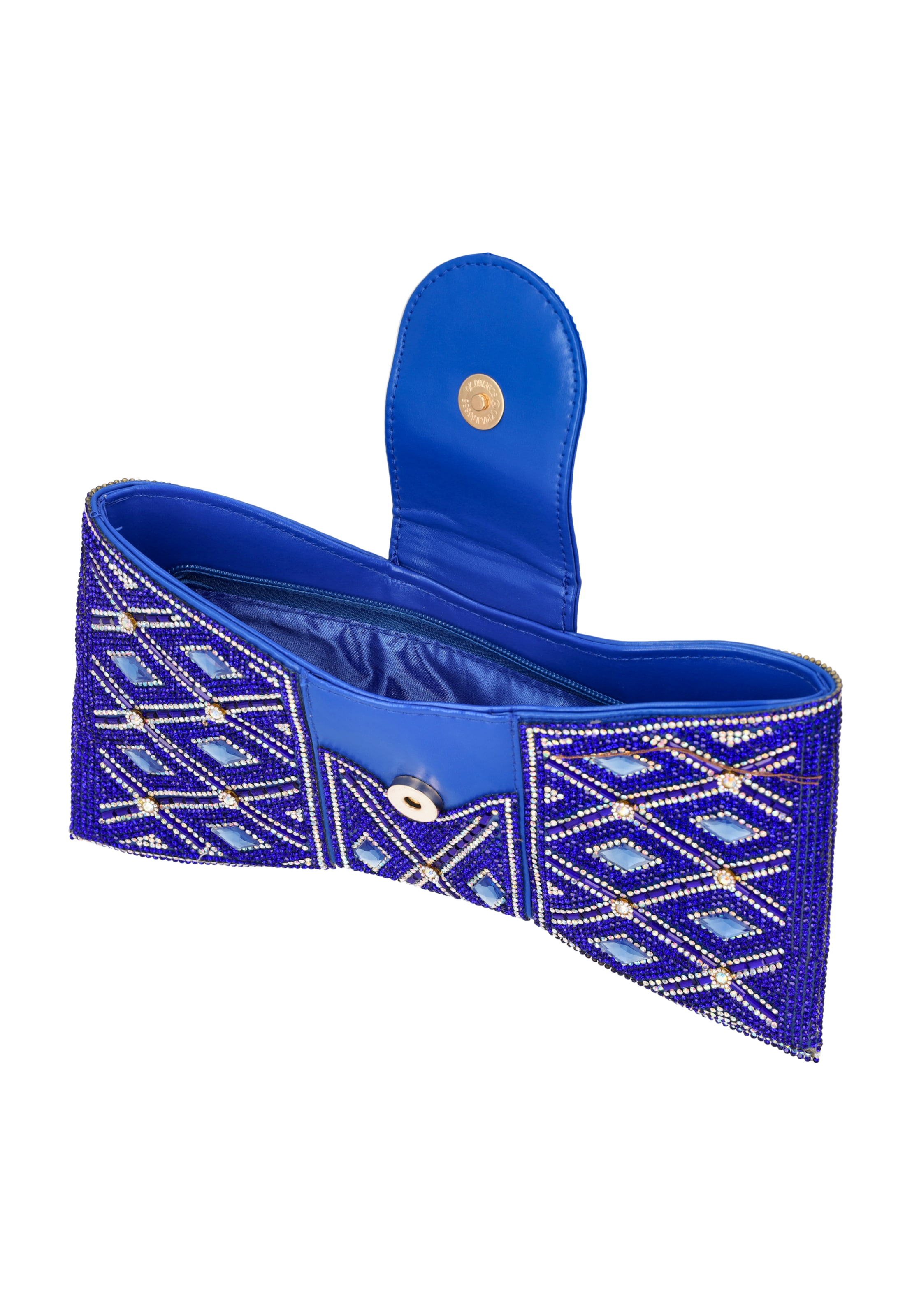 Pochette usha BLACK LABEL en bleu