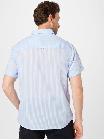 Coupe regular Chemise CAMP DAVID en bleu