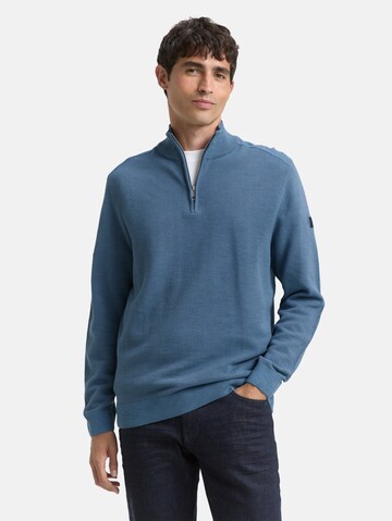 TOM TAILOR Sweater in Blue: front