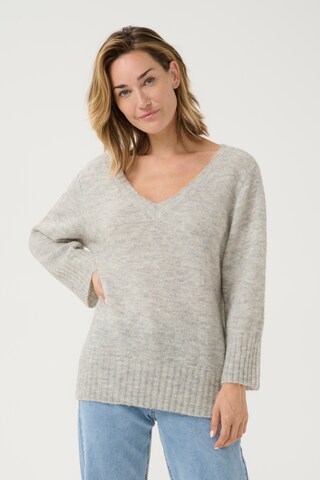 Pull-over 'CRBlu' Cream en gris : devant