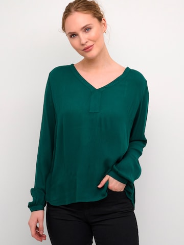 Kaffe - Blusa 'Amber' em verde: frente