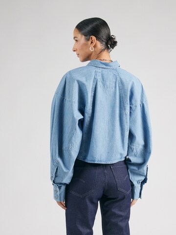 G-STAR Bluse 'Macro' in Blau