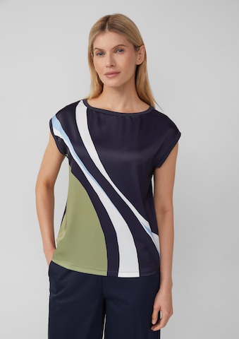 s.Oliver BLACK LABEL Shirt in Blue: front