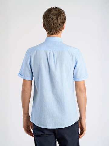Coupe regular Chemise Lindbergh en bleu