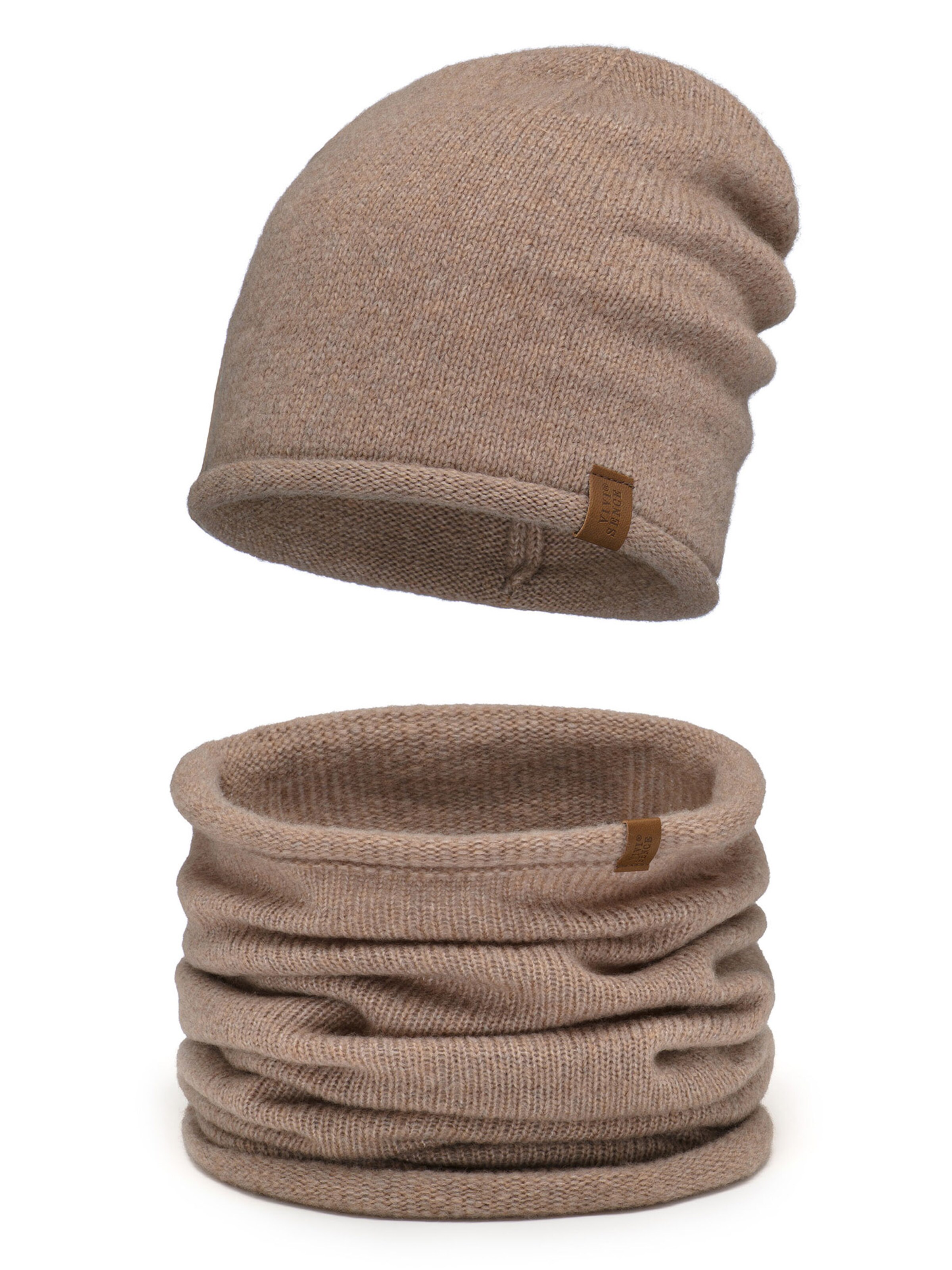 Vivisence Muts '70115 Set' in Beige: voorkant