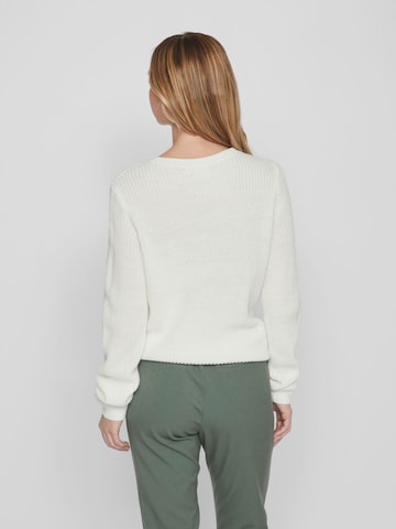 VILA Sweter 'LOU' w kolorze biały