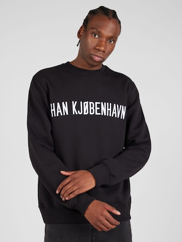 Sweat-shirt Han Kjøbenhavn en noir : devant