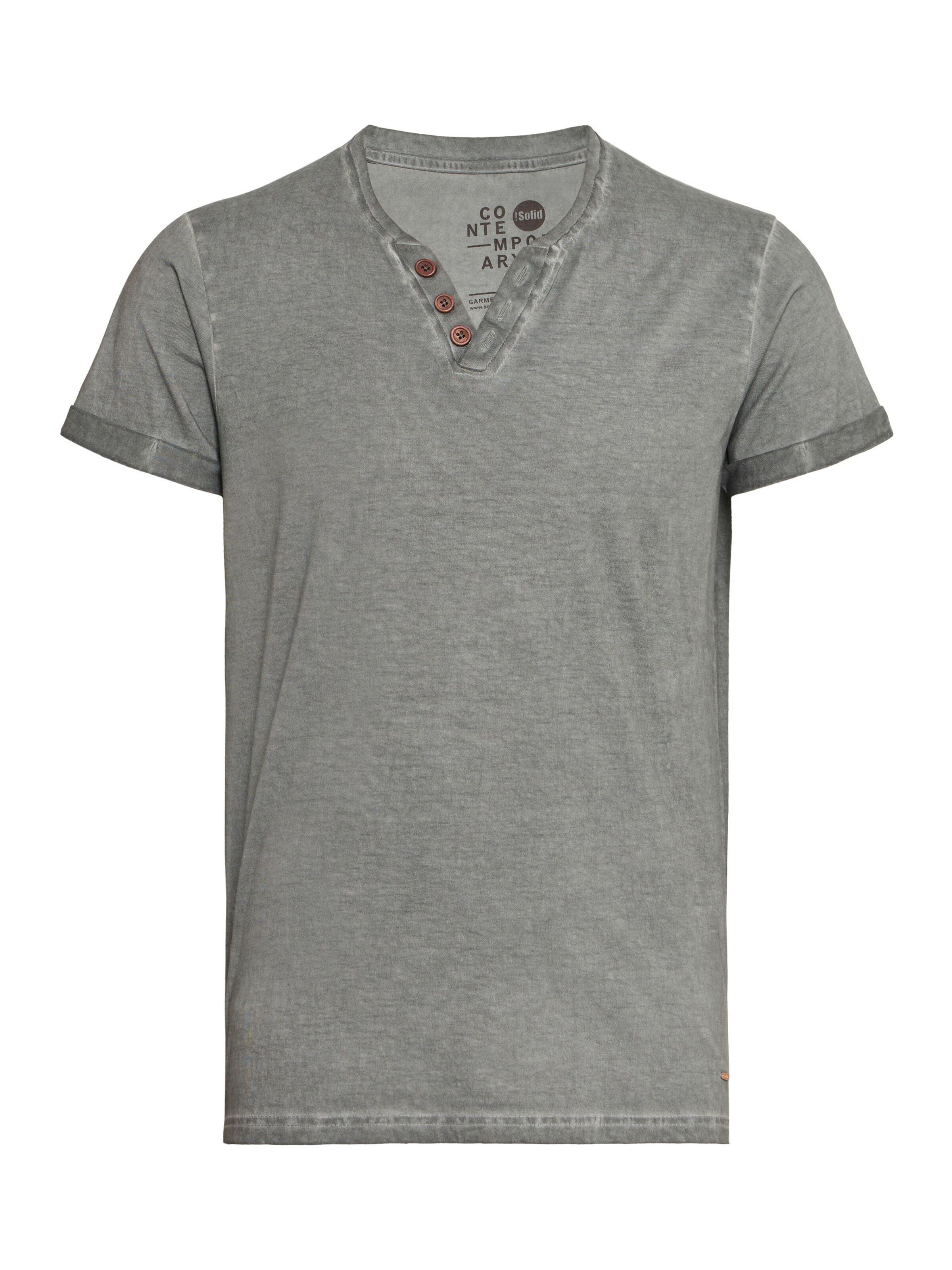 Maglietta 'Tino' di !Solid in grigio: frontale