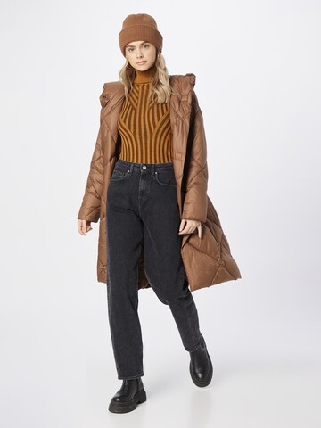 CINQUE Between-Seasons Coat in Brown