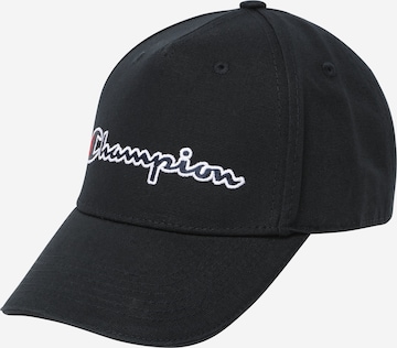 Casquette Champion Authentic Athletic Apparel en noir : devant