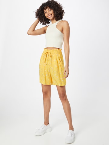 Dorothy Perkins Loosefit Kalhoty – žlutá