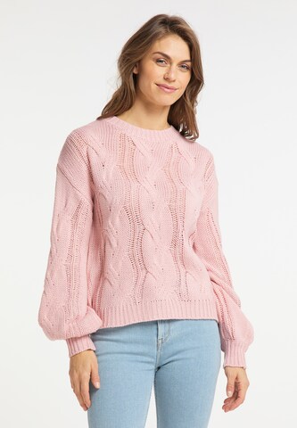 Pull-over Usha en orange : devant