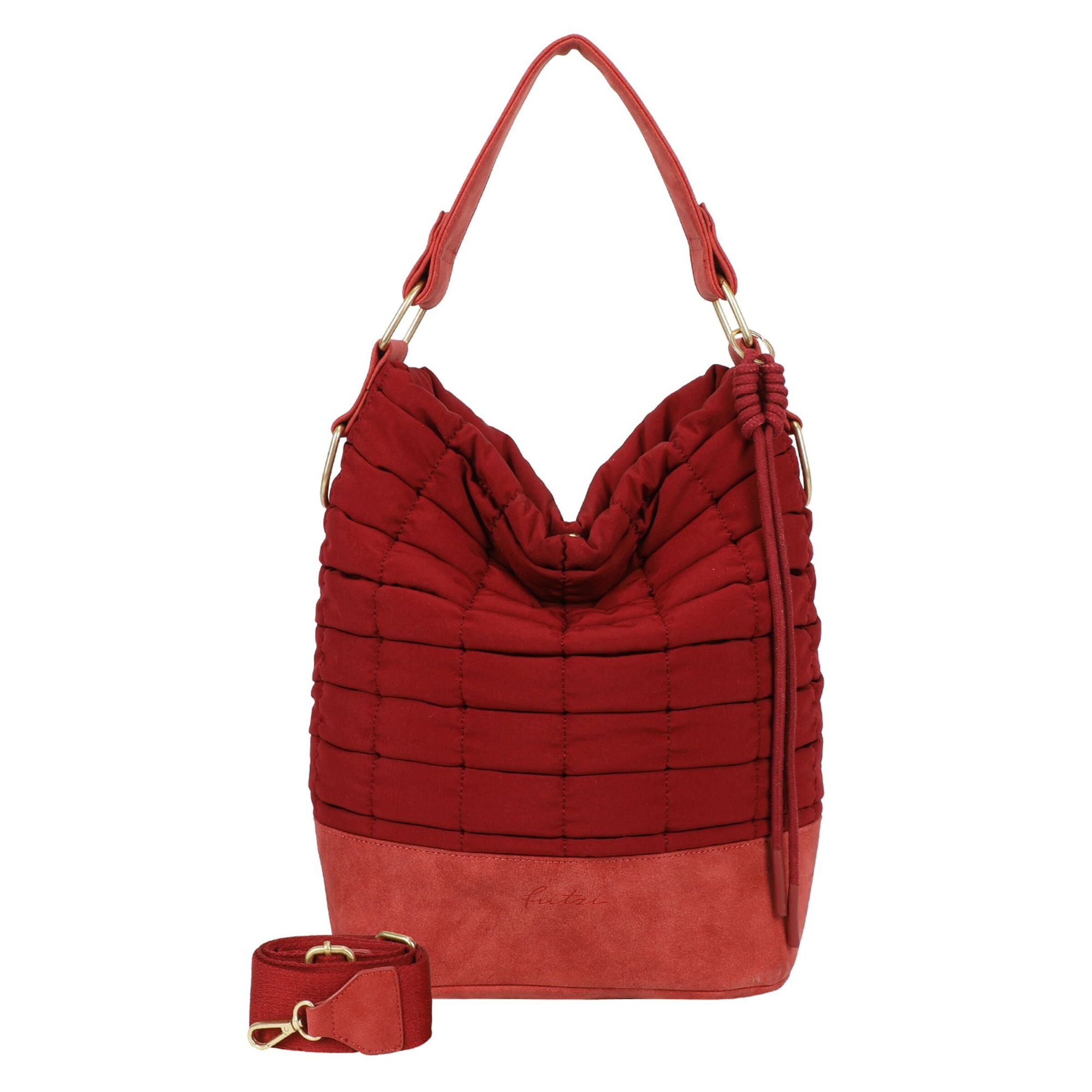 Fritzi aus Preußen Schultertasche 'Brigitte' in Rot: Vorderseite