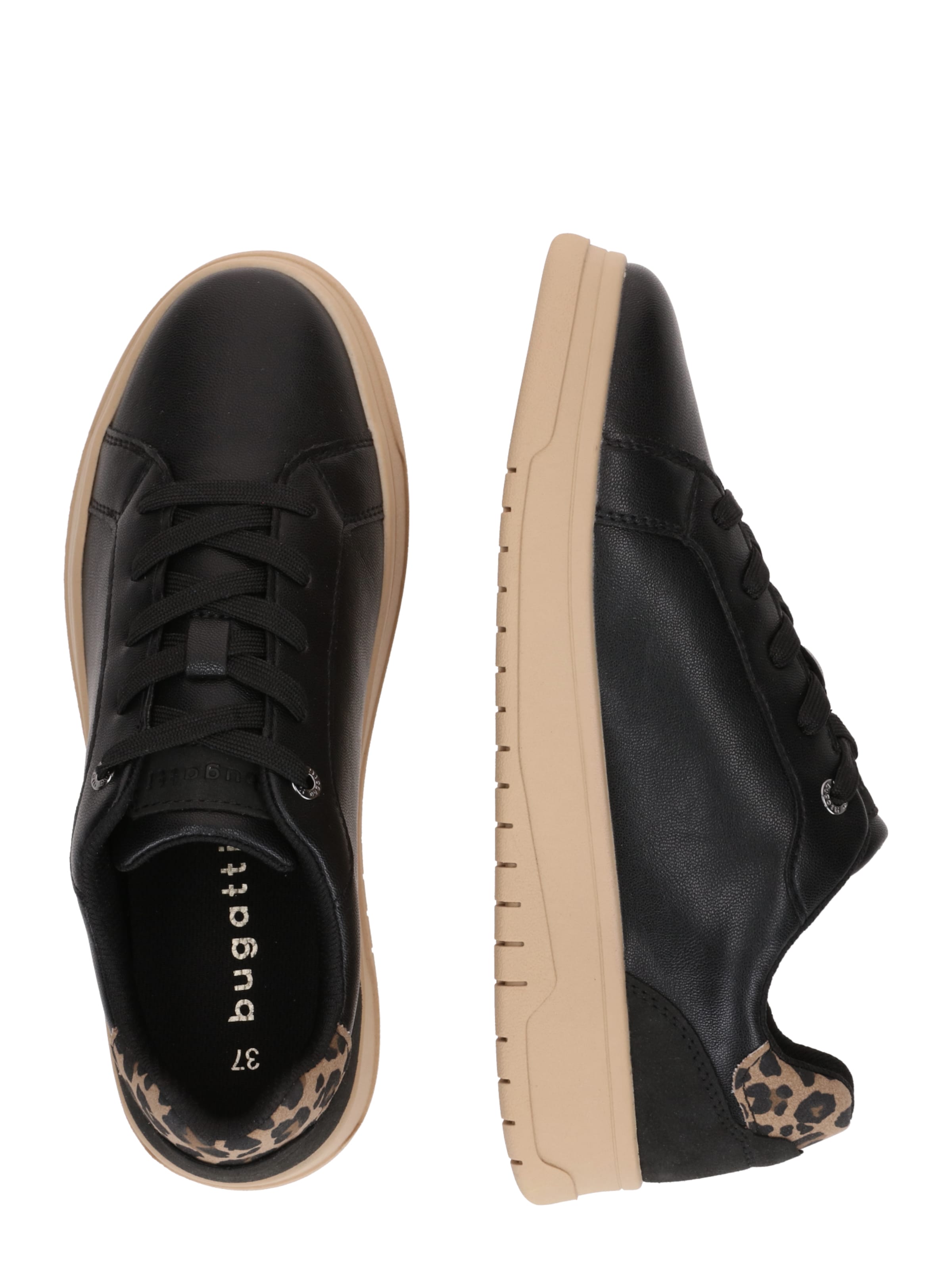 Baskets basses bugatti en noir