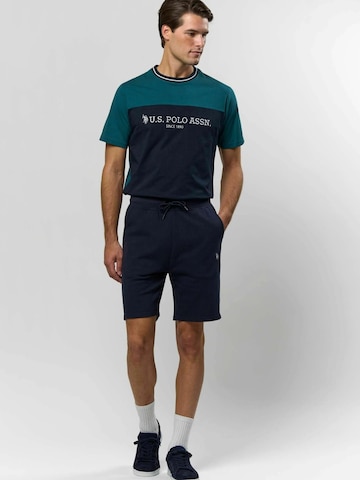 U.S. POLO ASSN. regular Bukser ' Cedric ' i blå