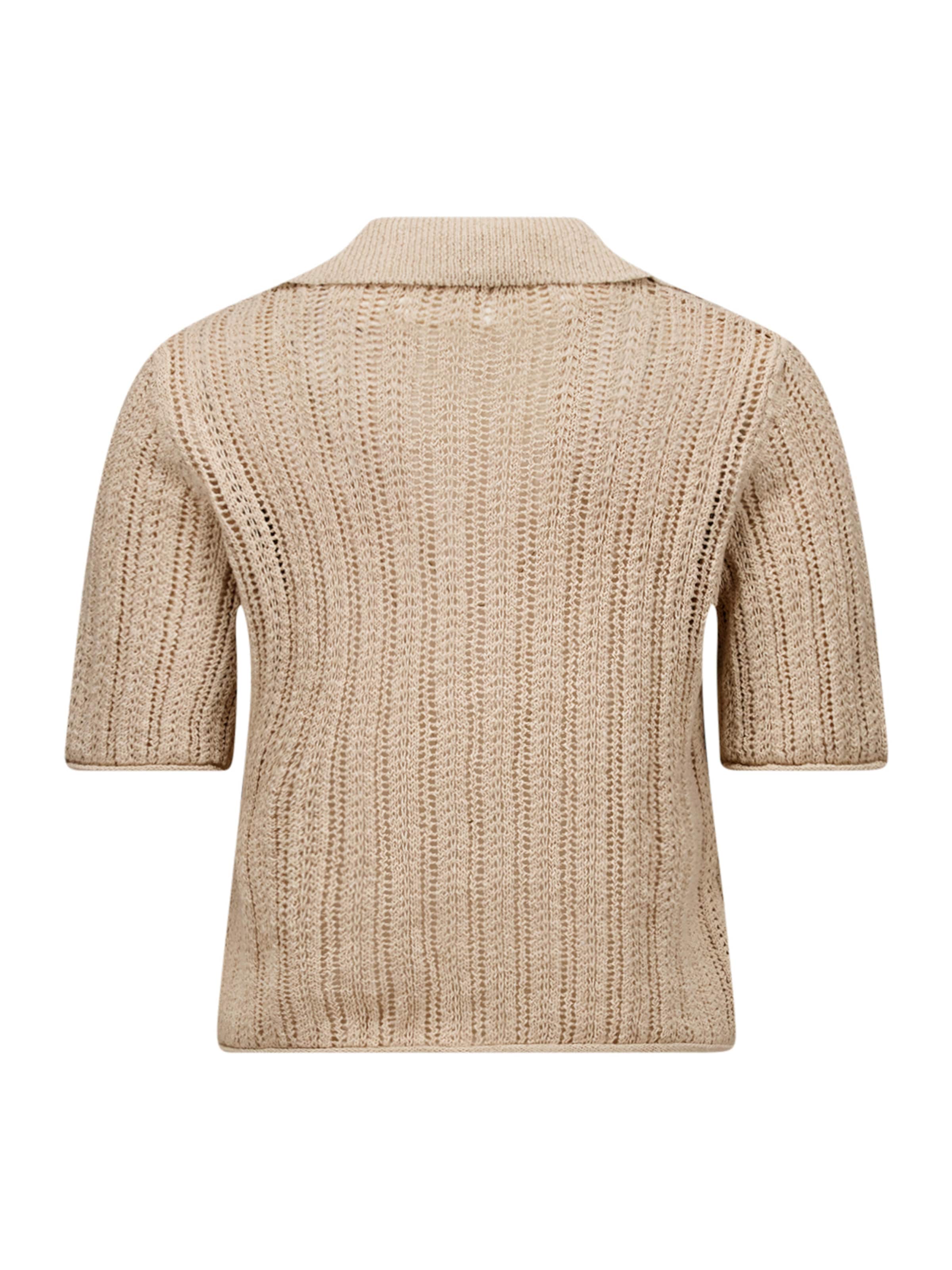 Cartoon Gebreid vest in Beige