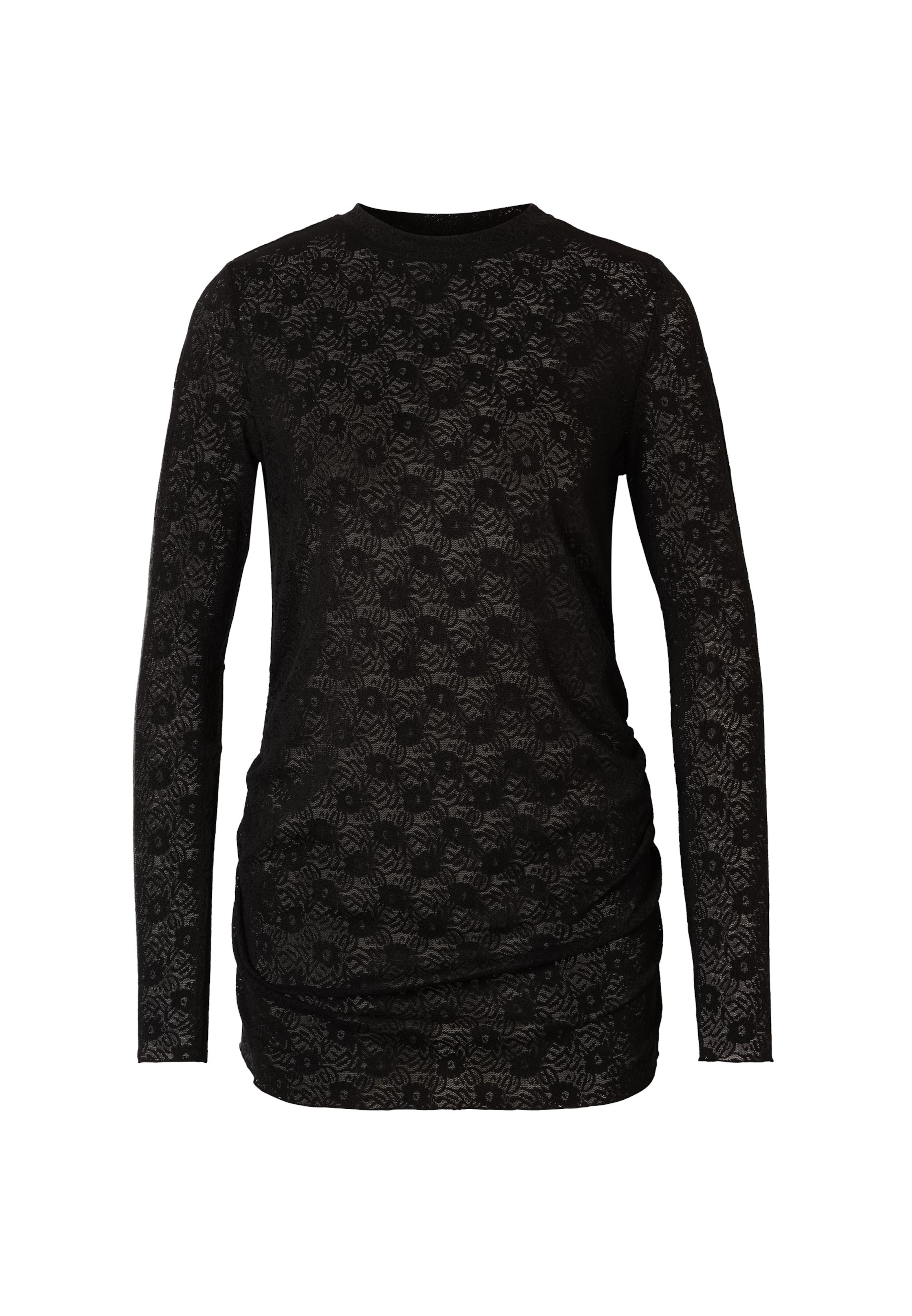 LOVE2WAIT Shirt in Zwart: voorkant