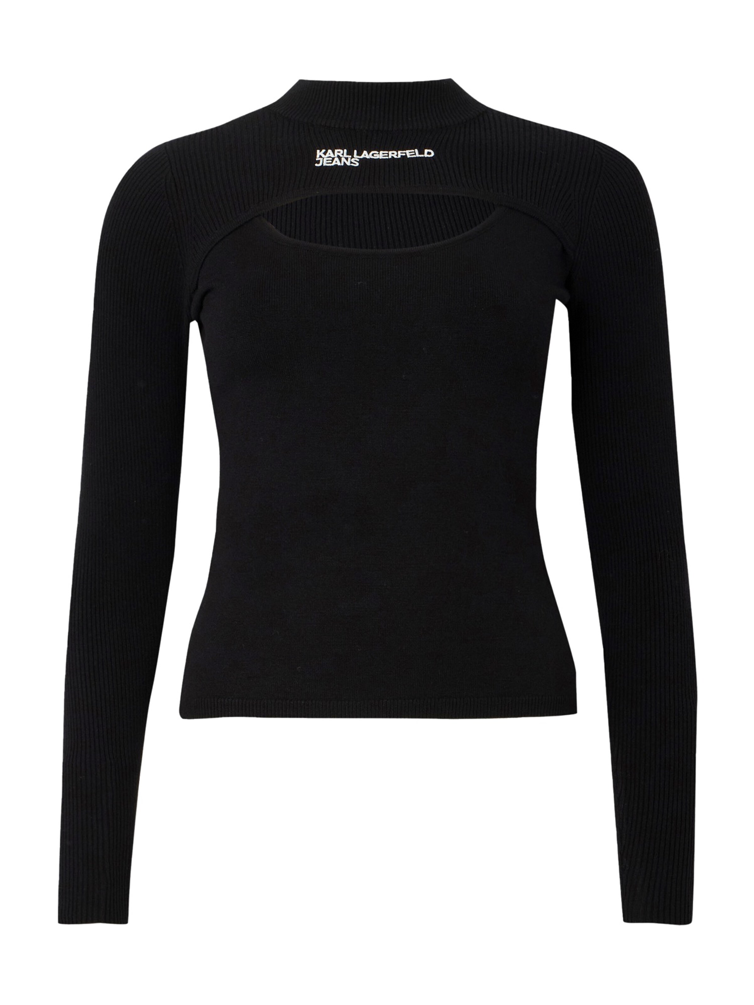 Pull-over KARL LAGERFELD JEANS en noir : devant