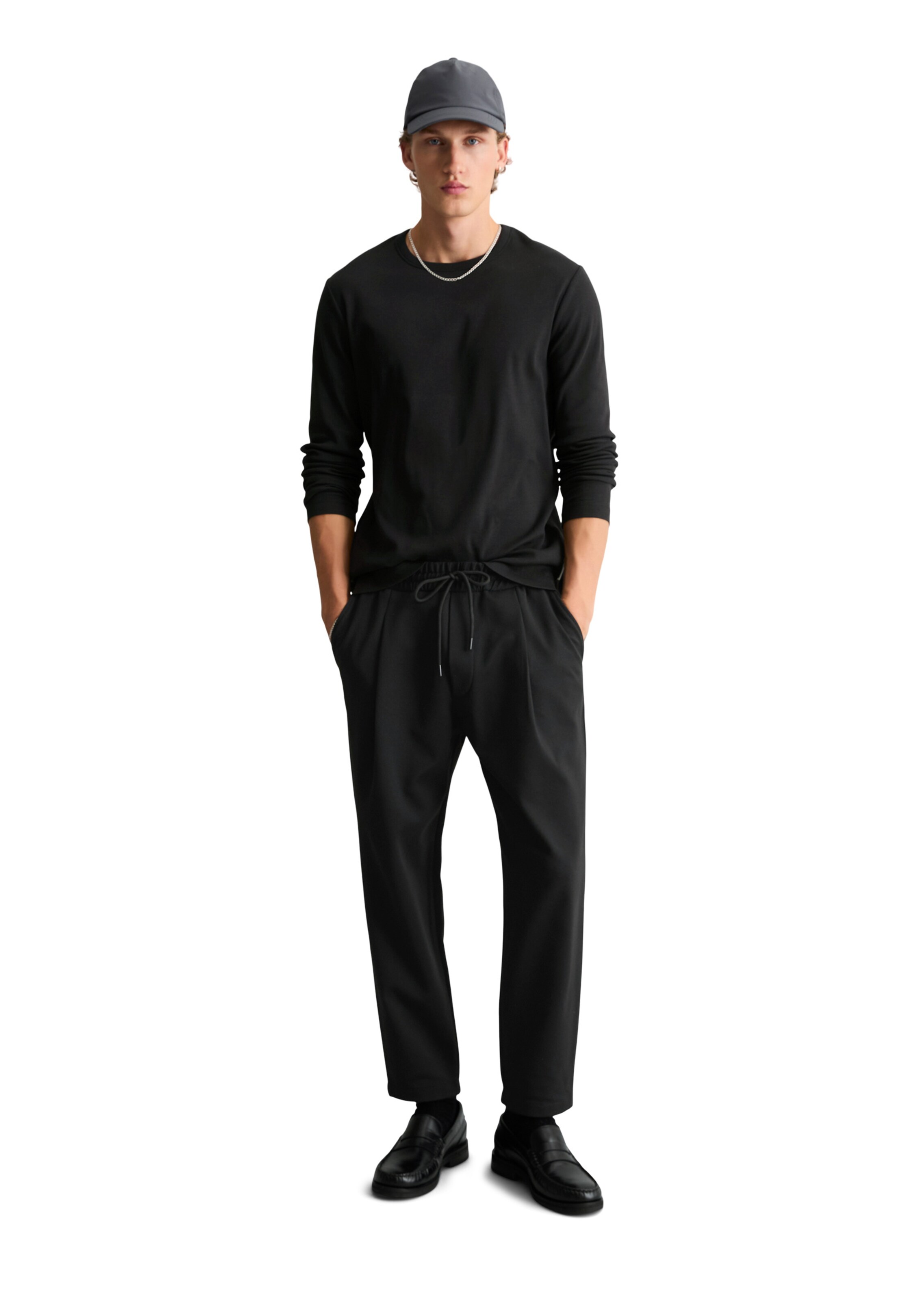 Marc O'Polo DENIM Shirt in Black: front