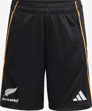 ADIDAS PERFORMANCE - regular Pantalón deportivo 'All Blacks Marvel' en negro: frente