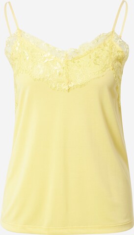 ICHI Top 'LIKE' in Yellow: front