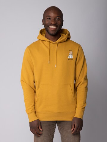 Watapparel Sweatshirt ' Dogtor ' in Geel: voorkant