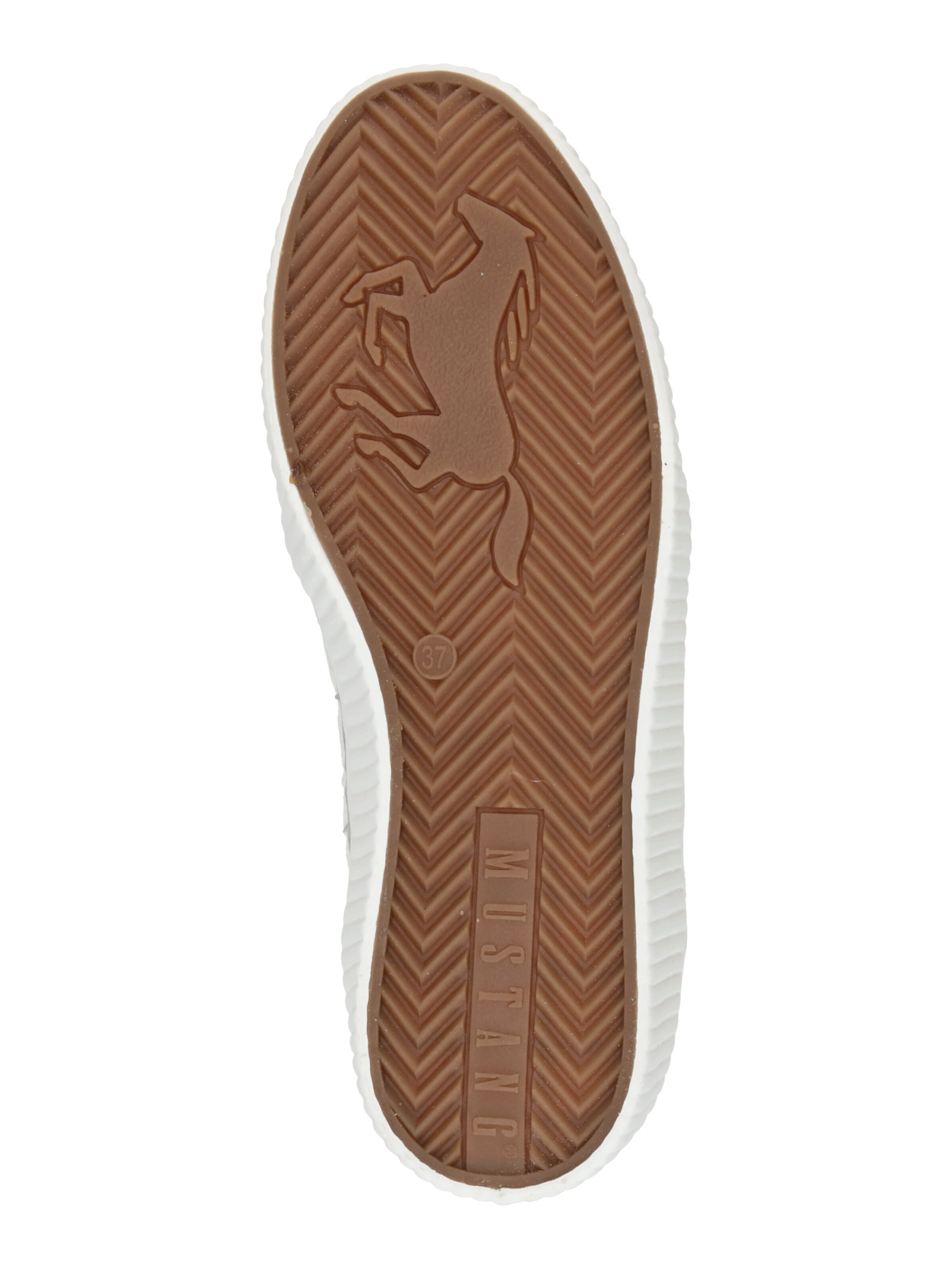 MUSTANG Σνίκερ χαμηλό σε λευκό