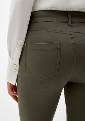 Coupe slim Pantalon s.Oliver BLACK LABEL en vert