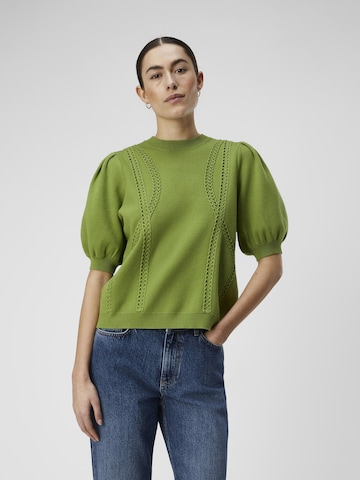 OBJECT Knitted Top in Green: front