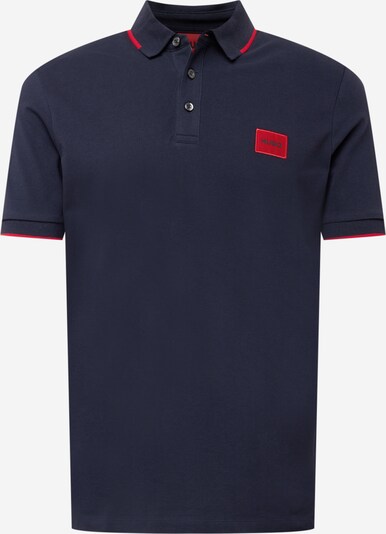 Tricou 'Deresino' HUGO pe albastru noapte / roșu, Vizualizare produs