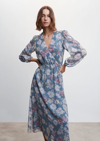 Robe 'Kuk' MANGO en bleu